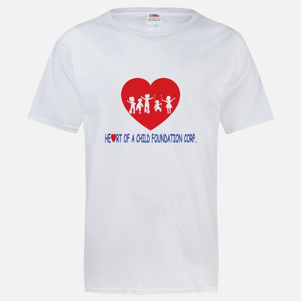 Men Short Sleeve Heart of A Child Foundation T-Shirt